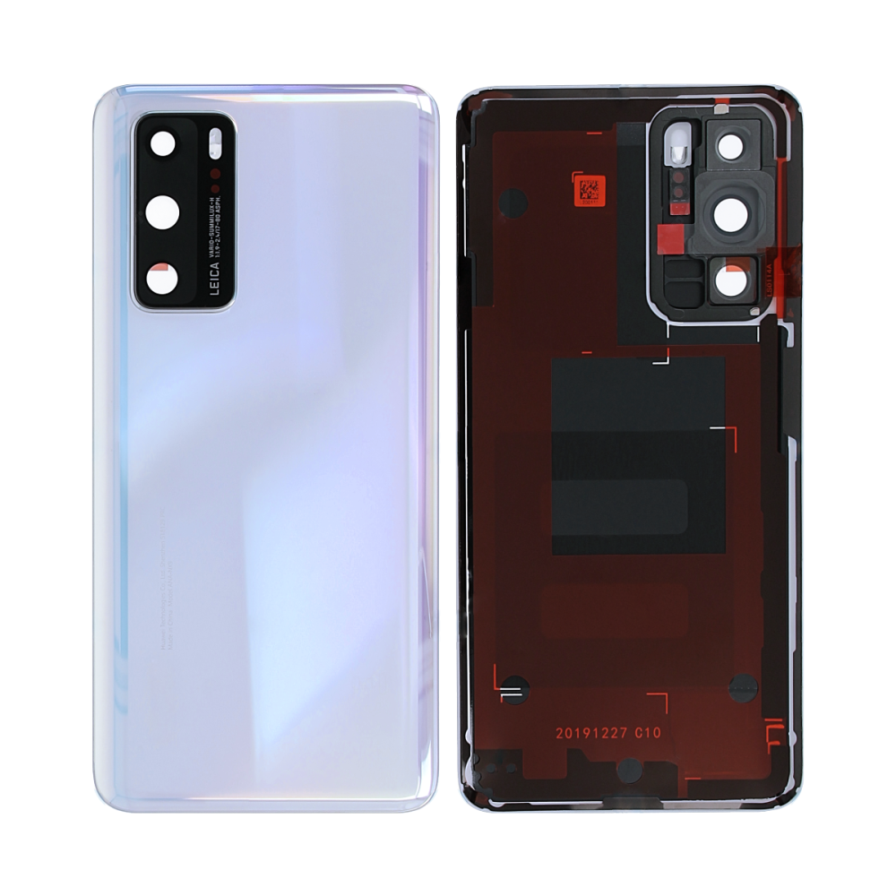 Huawei P40 (ANA-NX9) Back Cover Ice White With Lens OEM