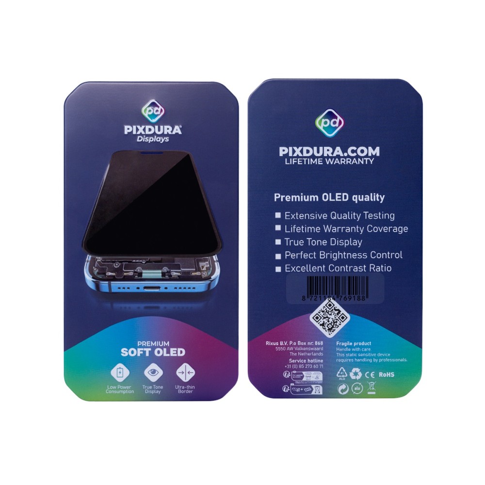 PIXDURA For iPhone 11 Pro Max Display And Digitizer Soft-OLED Premium (IC Removable)