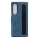 Rixus Wallet Case For Samsung Galaxy Z Fold 6 With Pen Holder Sierra Blue