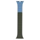 Rixus Silicone Band With Magnetic For Apple Watch 38mm, 40mm, 41mm Dark Green + Deep Blue