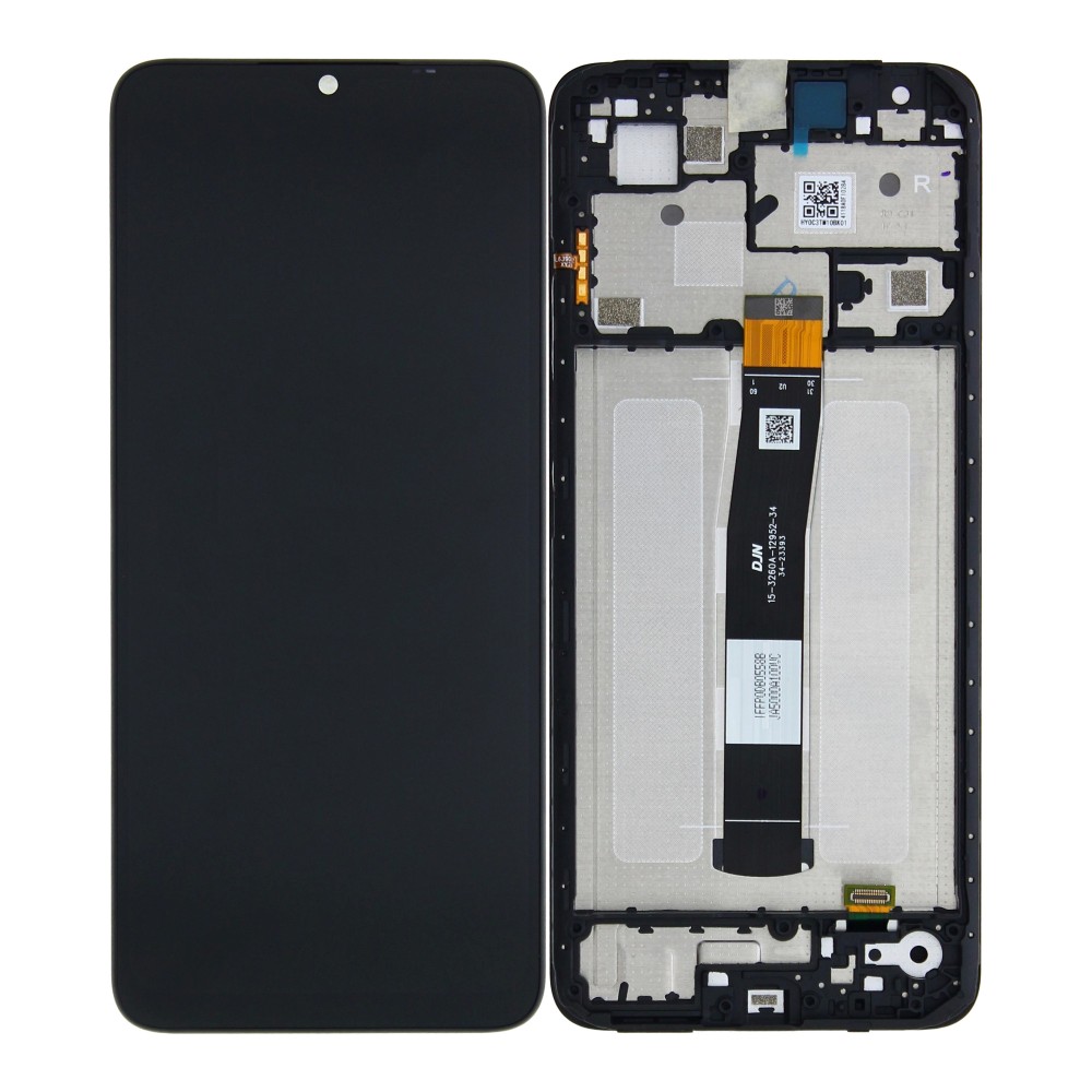 Xiaomi Redmi 12C (22120RN86G) Display And Digitizer With Frame (5600010C3T00) Black Original
