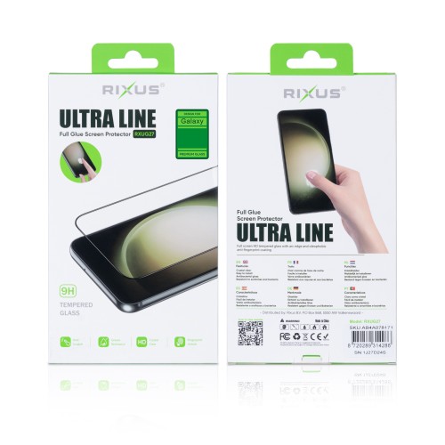 Rixus Ultra Line Tempered Glass For Samsung Galaxy S22 Ultra 5G S908B