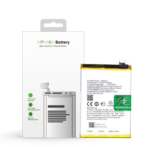 Oppo A76 (CPH2375) Battery BLP885 - 5000mAh (AMHigh Premium)