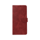 Rixus Bookcase For Samsung Galaxy A35 A356B Dark Red