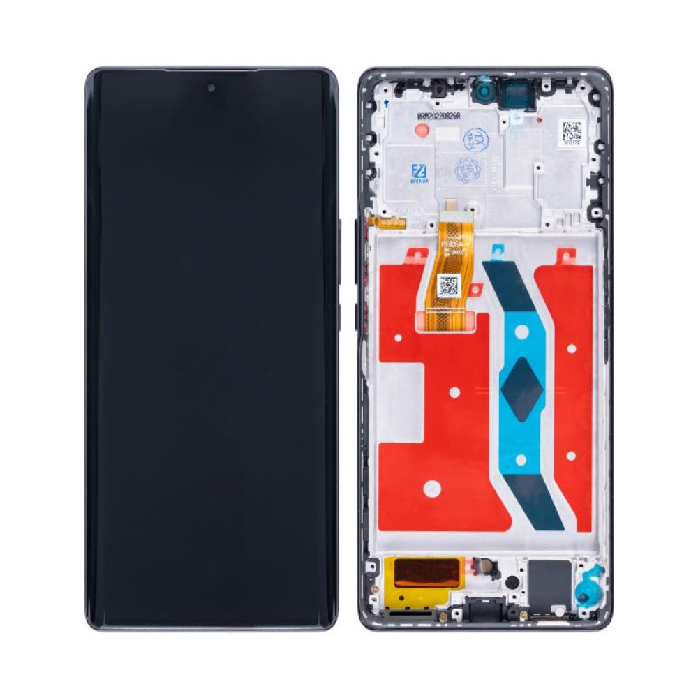 Huawei Honor Magic 5 Lite (RMO-NX3), Honor X9A (RMO-NX1) Display And Digitizer With Frame Midnight Black OEM