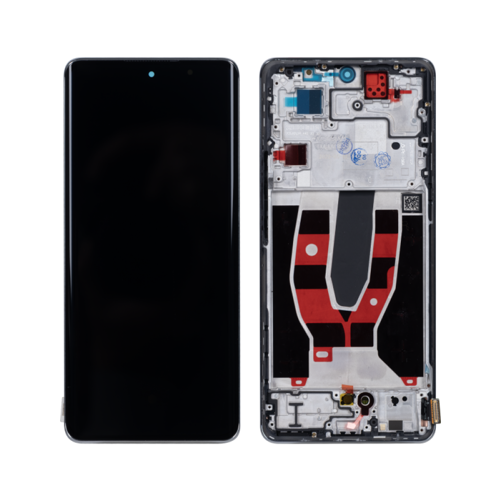 Oppo Reno 10 (CPH2531) Display And Digitizer With Frame Silvery Grey OEM