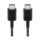 For Samsung USB Type-C To Type-C Data Cable Black EP-DN980BBE 100CM