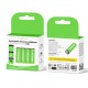 Rixus RXAA05 Rechargeable AA Battery 3000mWh With USB-C Cable 4-Pack