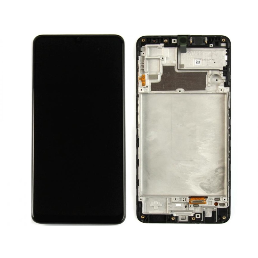 Samsung Galaxy M22 M225F Display And Digitizer With Frame Black Soft-OLED