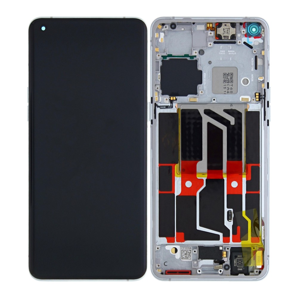 Oppo Find X5 Pro (CPH2305) Display Complete + Frame (4130011) - Ceramic White