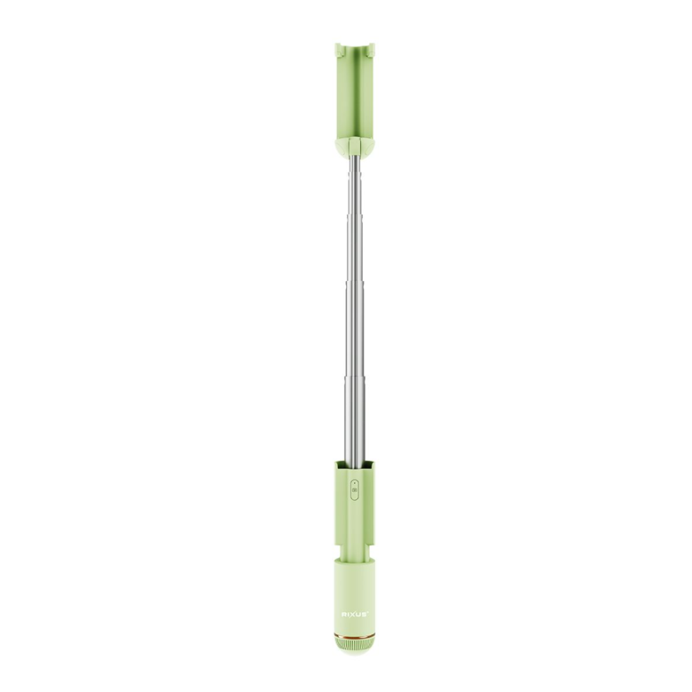 Rixus RXSF30G Mini Integrated Selfie Stick Bluetooth Green