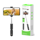 Rixus RXSF30B Mini Integrated Selfie Stick Bluetooth Black