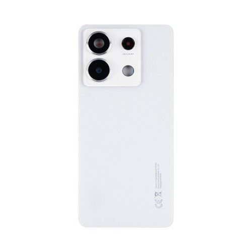Xiaomi Redmi Note 13 Pro 5G (2312DRA50C, 2312CRAD3C) Back Cover White With Lens OEM