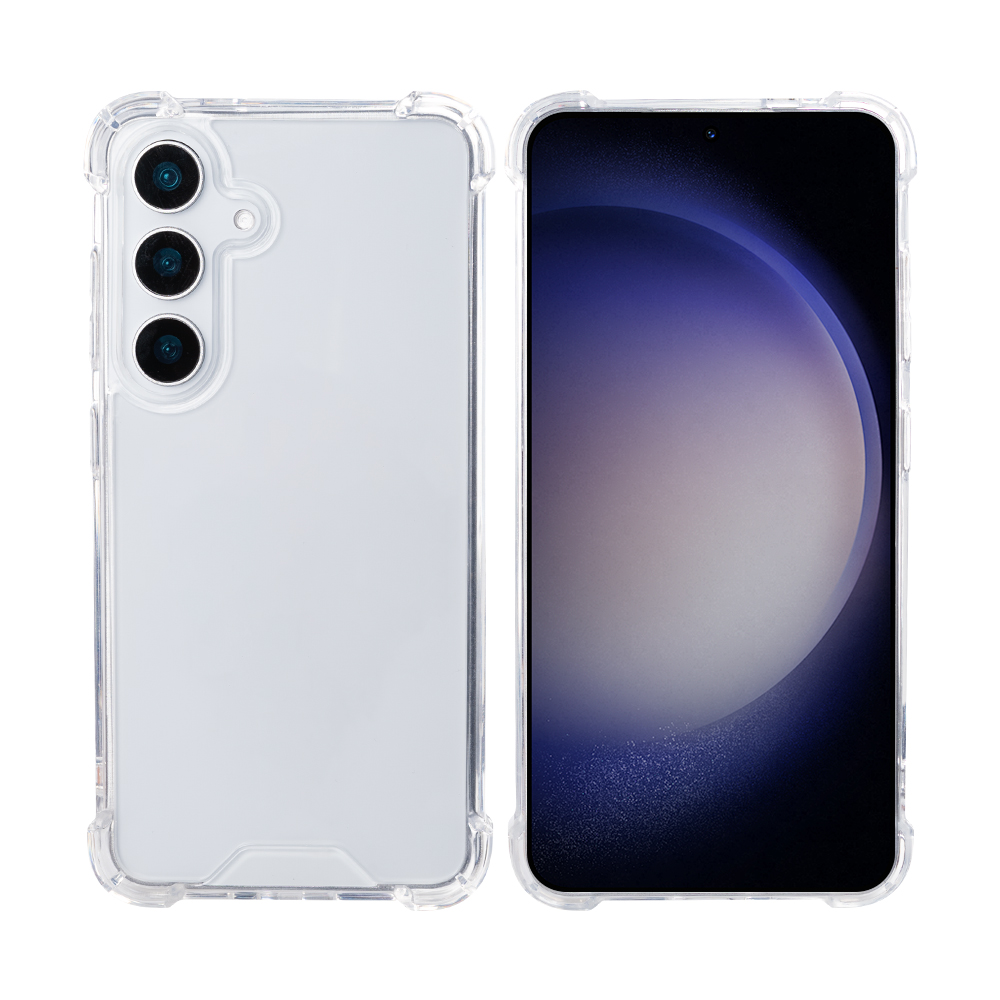 Rixus Anti-Burst Case For Samsung Galaxy S25 Plus S9360 Transparent